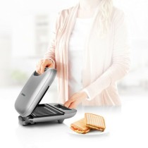 Sandwichtoaster Princess 01.127003.01.001 Schwarz Grau 750 W