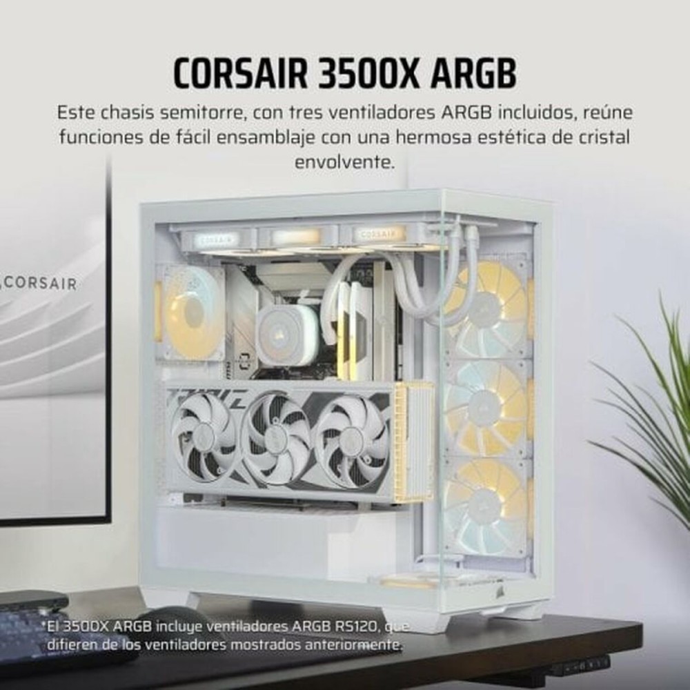 Boîtier ATX semi-tour Corsair 3500X  Noir