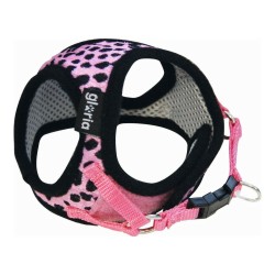 Hundegeschirr Gloria Leopard 33-44 cm L Rosa