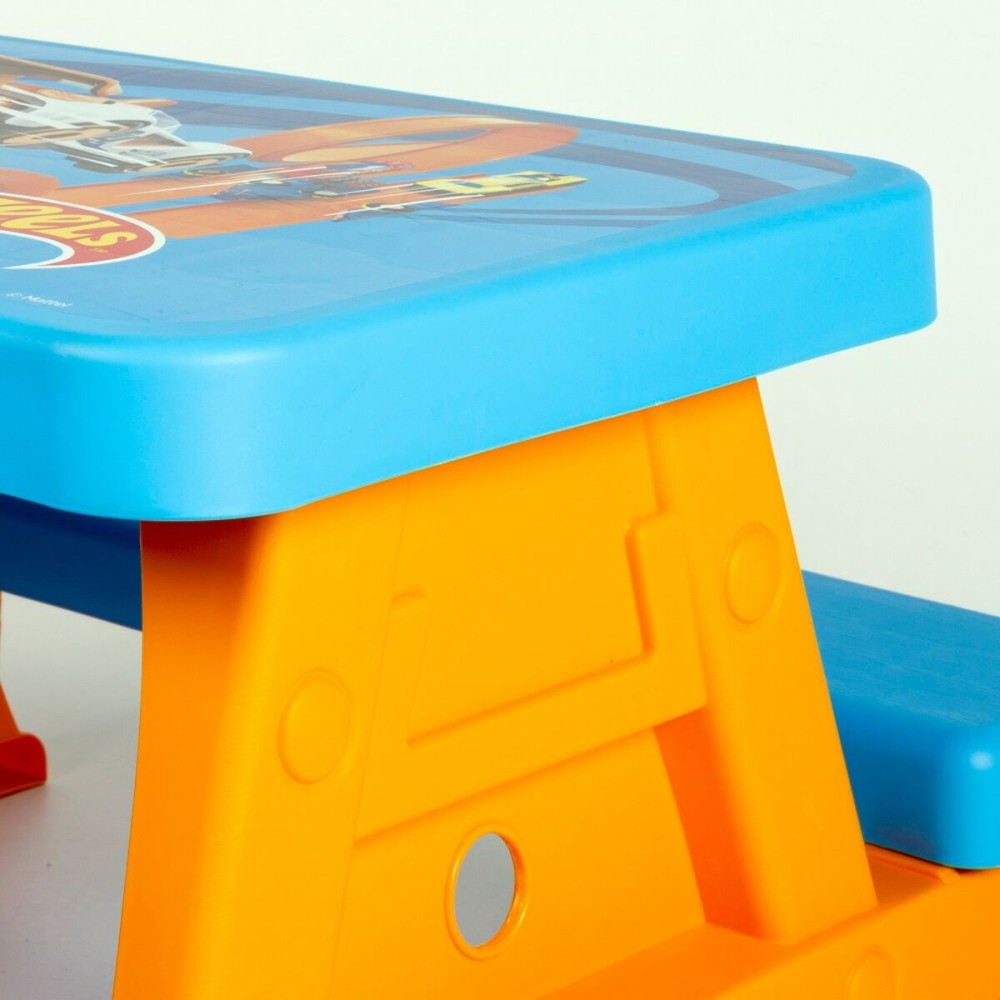 Kindertischset und Korb Hot Wheels Blau Orange Kunststoff 69 x 42 x 79 cm