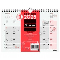 Wandkalender Finocam Papier 2025 21 x 15 cm