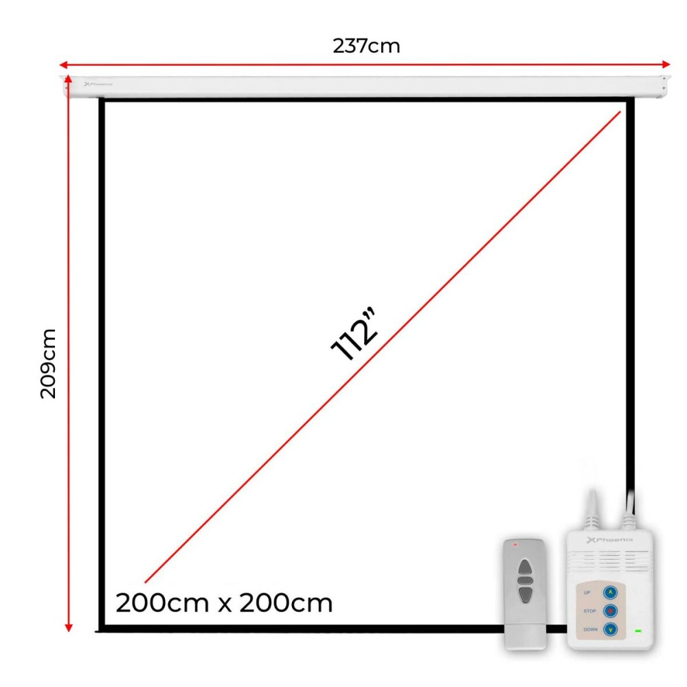 Projection Screen Phoenix ELEC200 112"