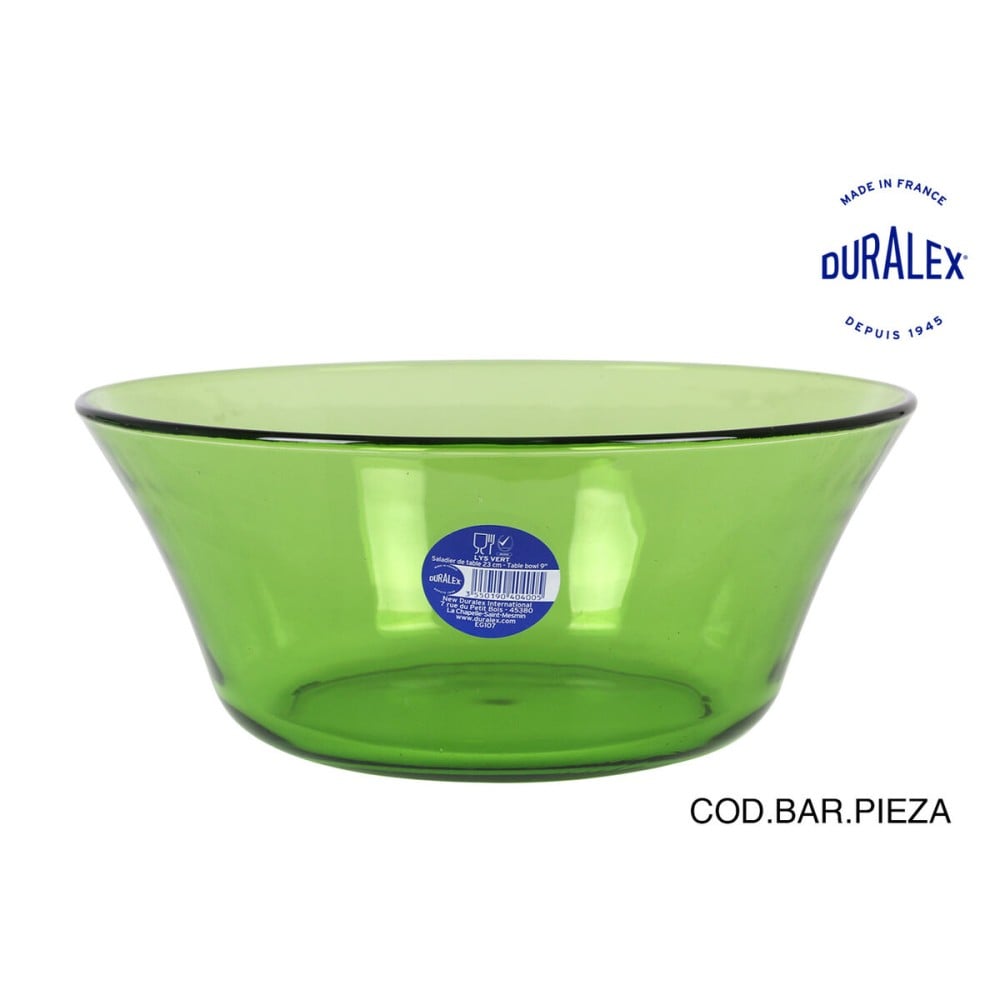 Salad Bowl Duralex Lys 23 x 9,5 cm Green