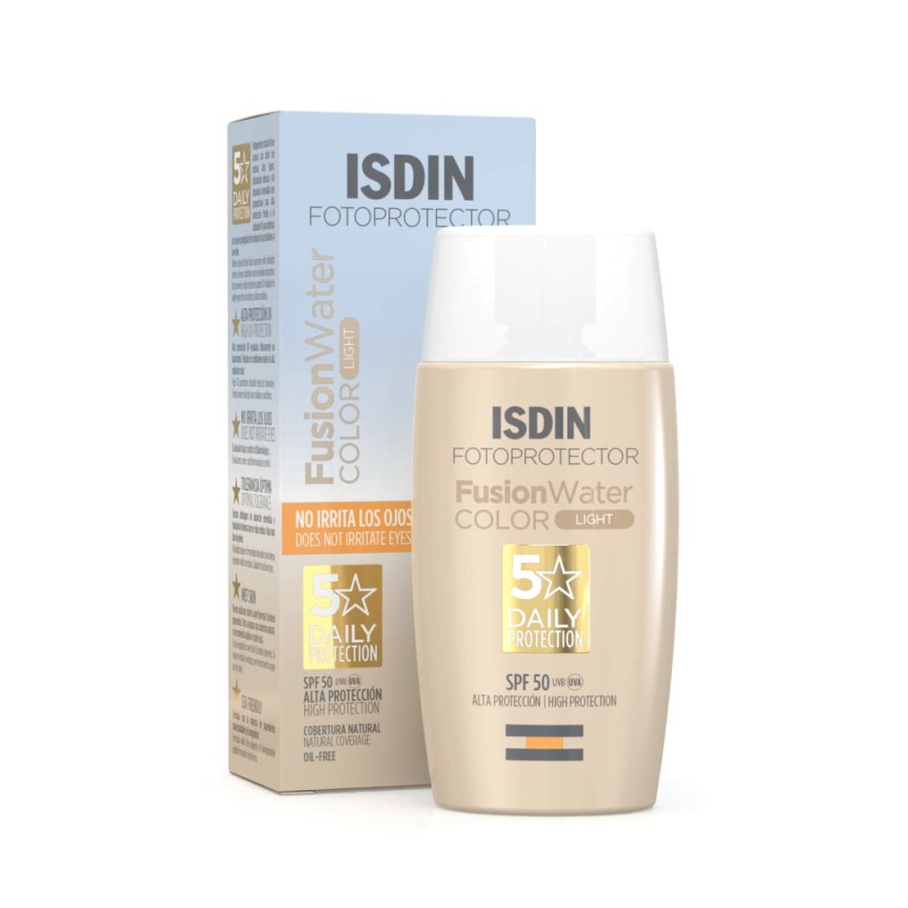 Sun Protection with Colour Isdin Fotoprotector Clear Spf 50 50 ml