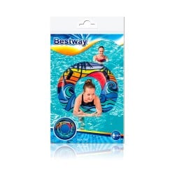 Bestway Flotteur Gonflable Décoré avec Poignées Couleur Assortie D91 cm +10 Ans Plage et Piscine 36350