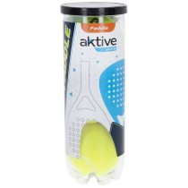 Padel Balls Aktive 3 Pieces Yellow 6 Units