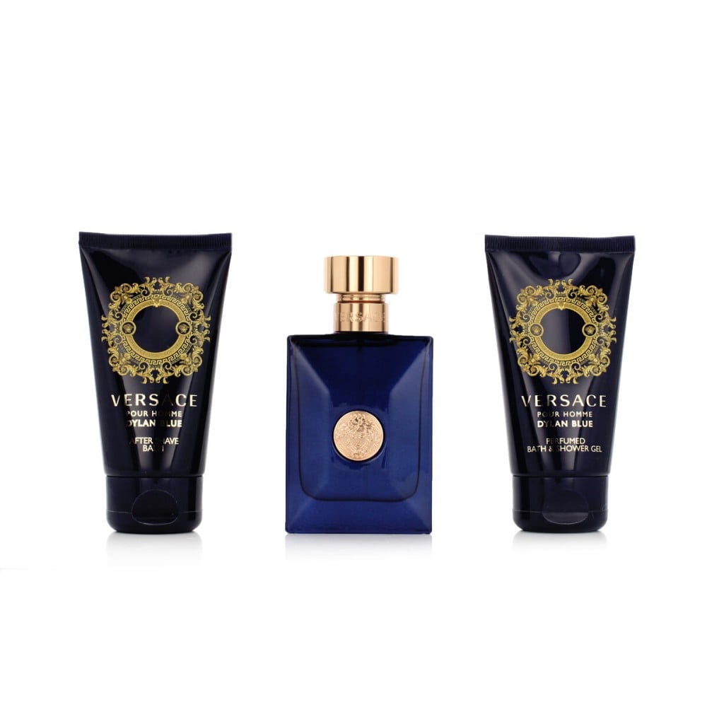 Set mit Herrenparfüm Versace EDT Dylan Blue 3 Stücke