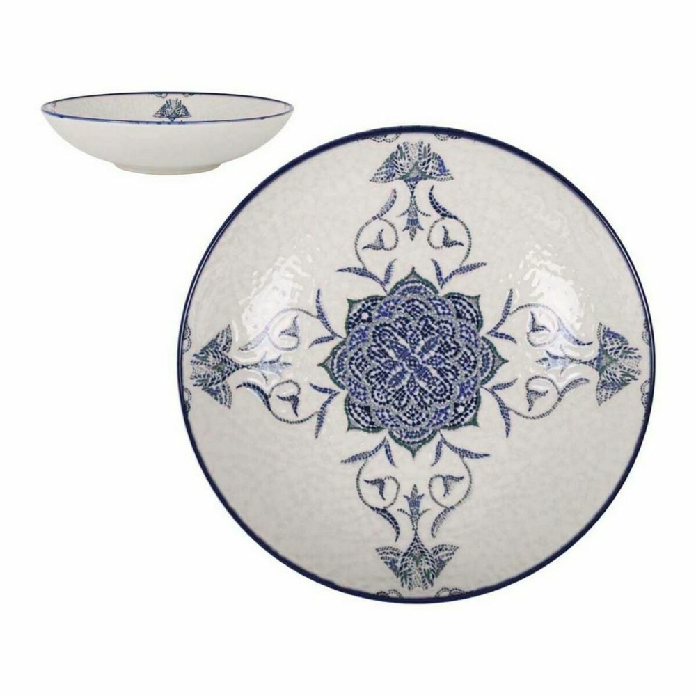 Assiette creuse La Mediterránea Rosetta Porcelaine (12 Unités)