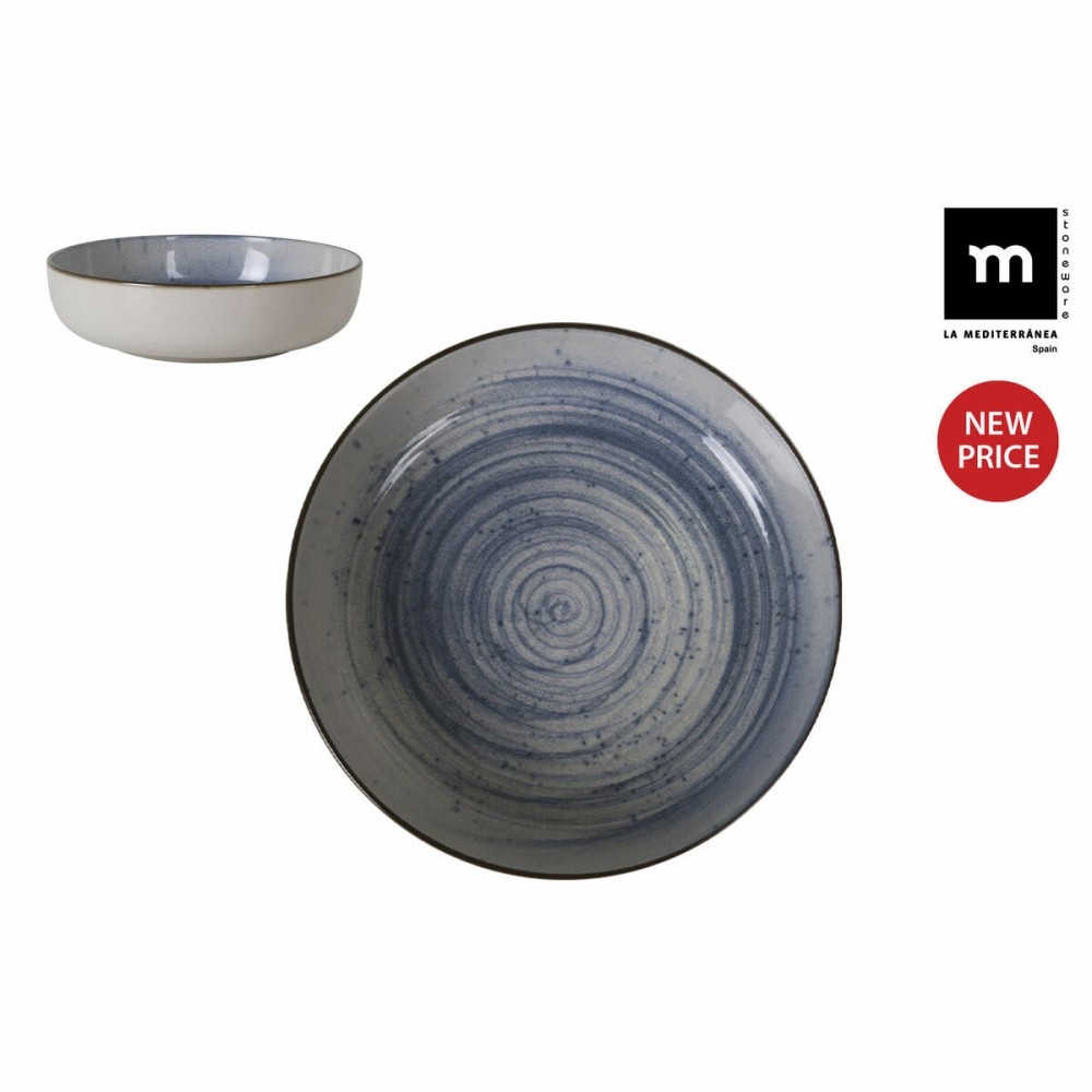 Assiette creuse La Mediterránea Swirl Ø 18 cm (12 Unités)