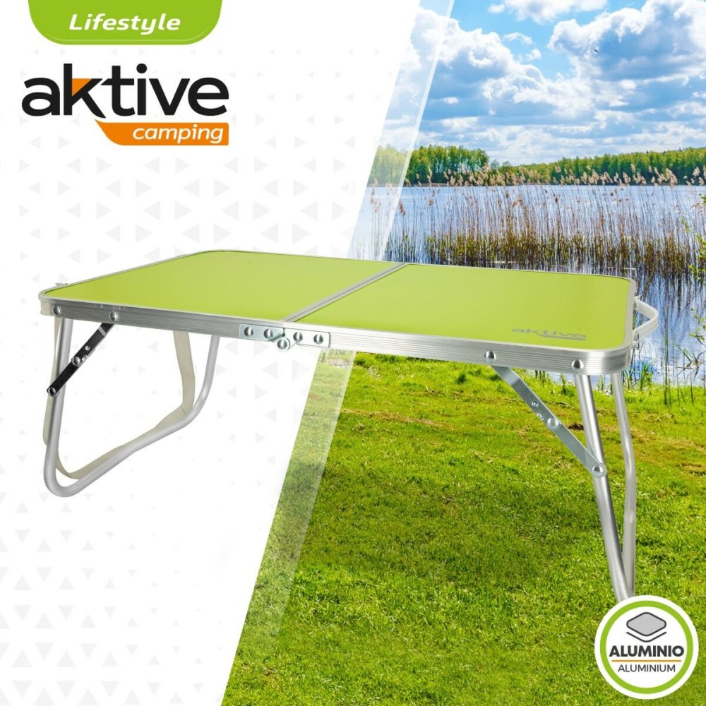 Table Piable Aktive Pistache 60 x 25 x 40 cm (4 Unités)