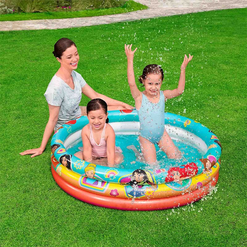 Bestway Piscine Gonflable Disney Princesses 122x30 cm +2 Ans Jardin 91099