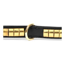 Hundehalsband Gloria Duna Schwarz Gold 55 cm (55 x 2.5 cm)