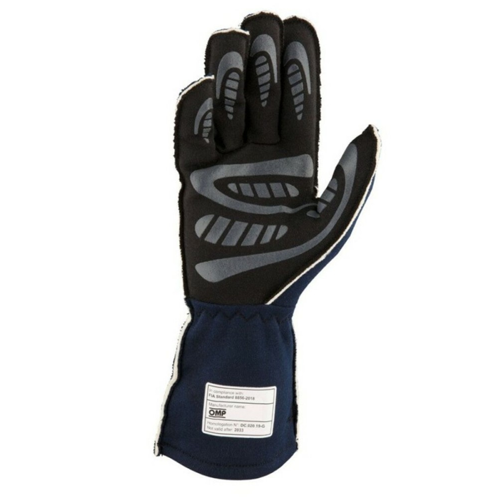 Gants de karting OMP OMPIB0-0776-A01-244-L Blue marine L FIA 8856-2018