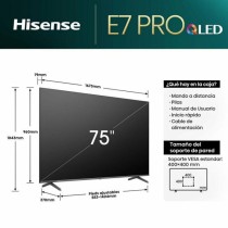 TV intelligente Hisense 75E7NQ 4K Ultra HD 75" LED HDR QLED