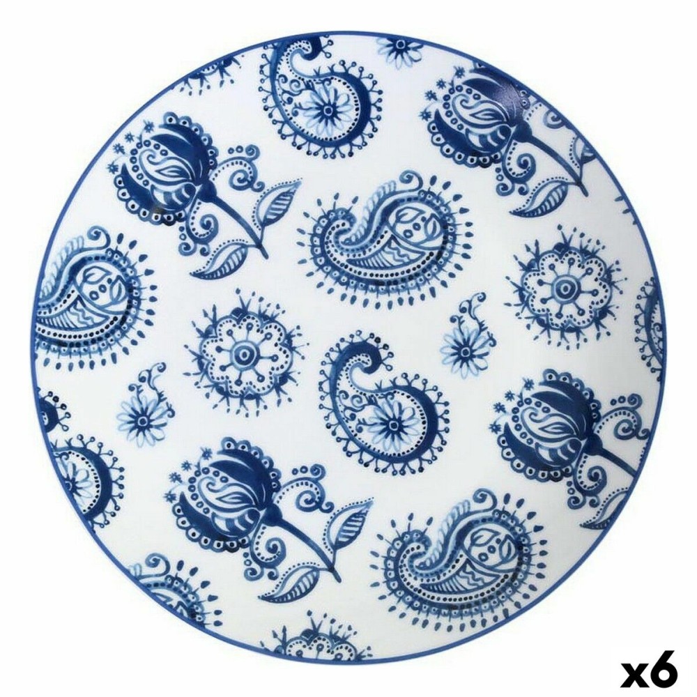 Assiette plate Santa Clara Porcelaine Ø 27 cm (6 Unités)