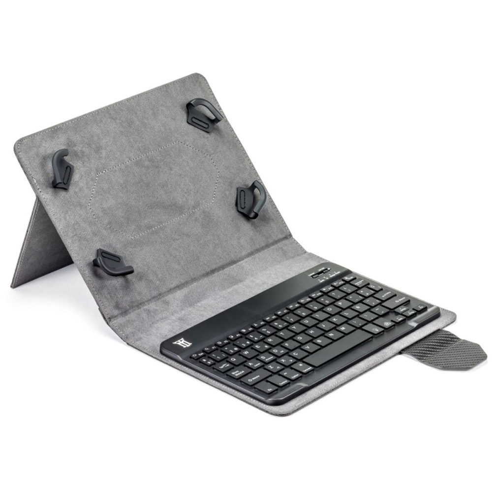 Clavier Bluetooth avec Support pour Tablette Maillon Technologique MTKEYBLUECB Noir Espagnol Qwerty