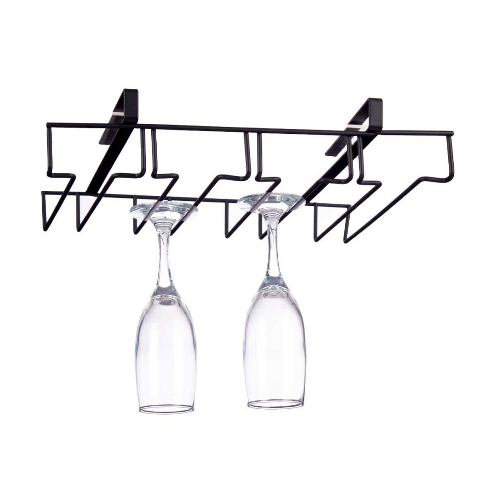 Porte-verres Fer 36 x 7,5 x 26 cm (6 Unités)