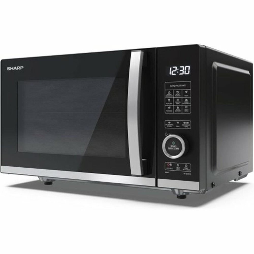 Microwave with Grill Sharp Black 20 L 800 W 1200 W