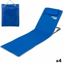 Tapis Aktive Inclinable 147 x 55 x 48 cm PVC 600D Bleu Acier Éponge (4 Unités)