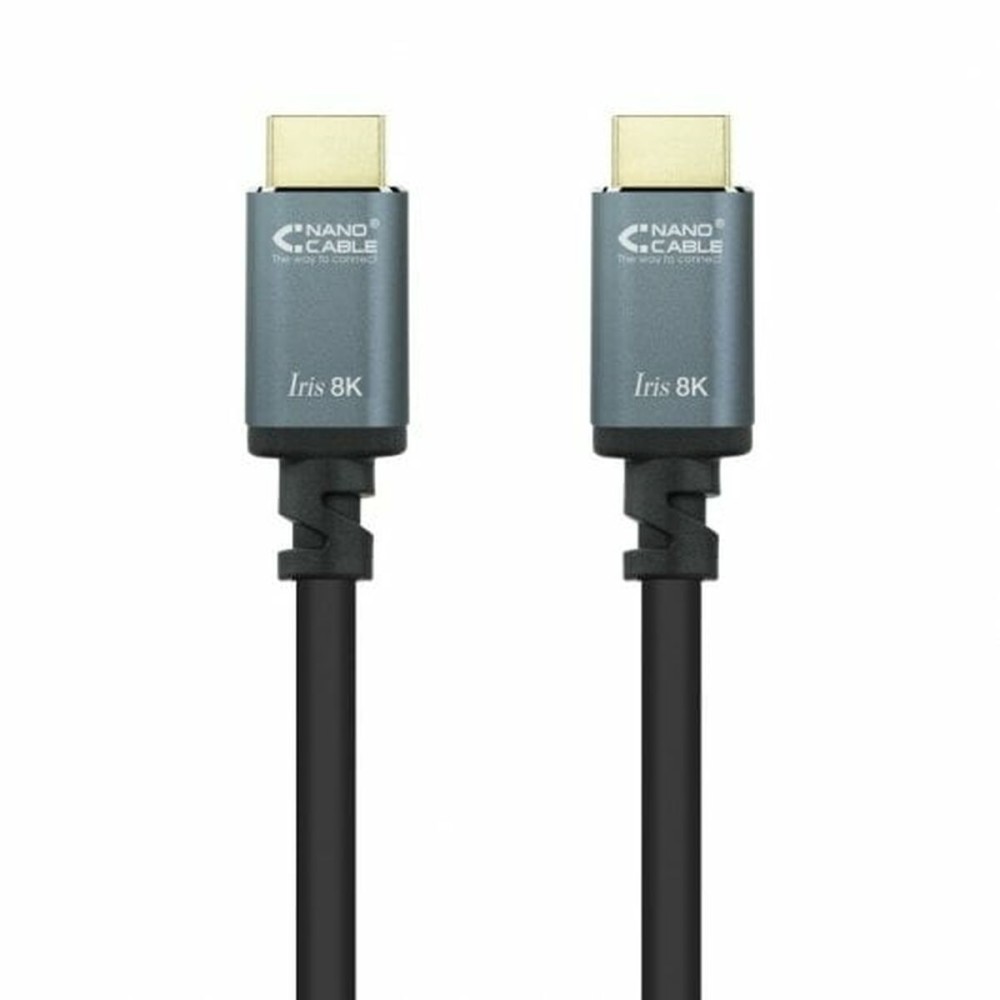 Câble HDMI NANOCABLE 10.15.8001-L150 Gris 1,5 m