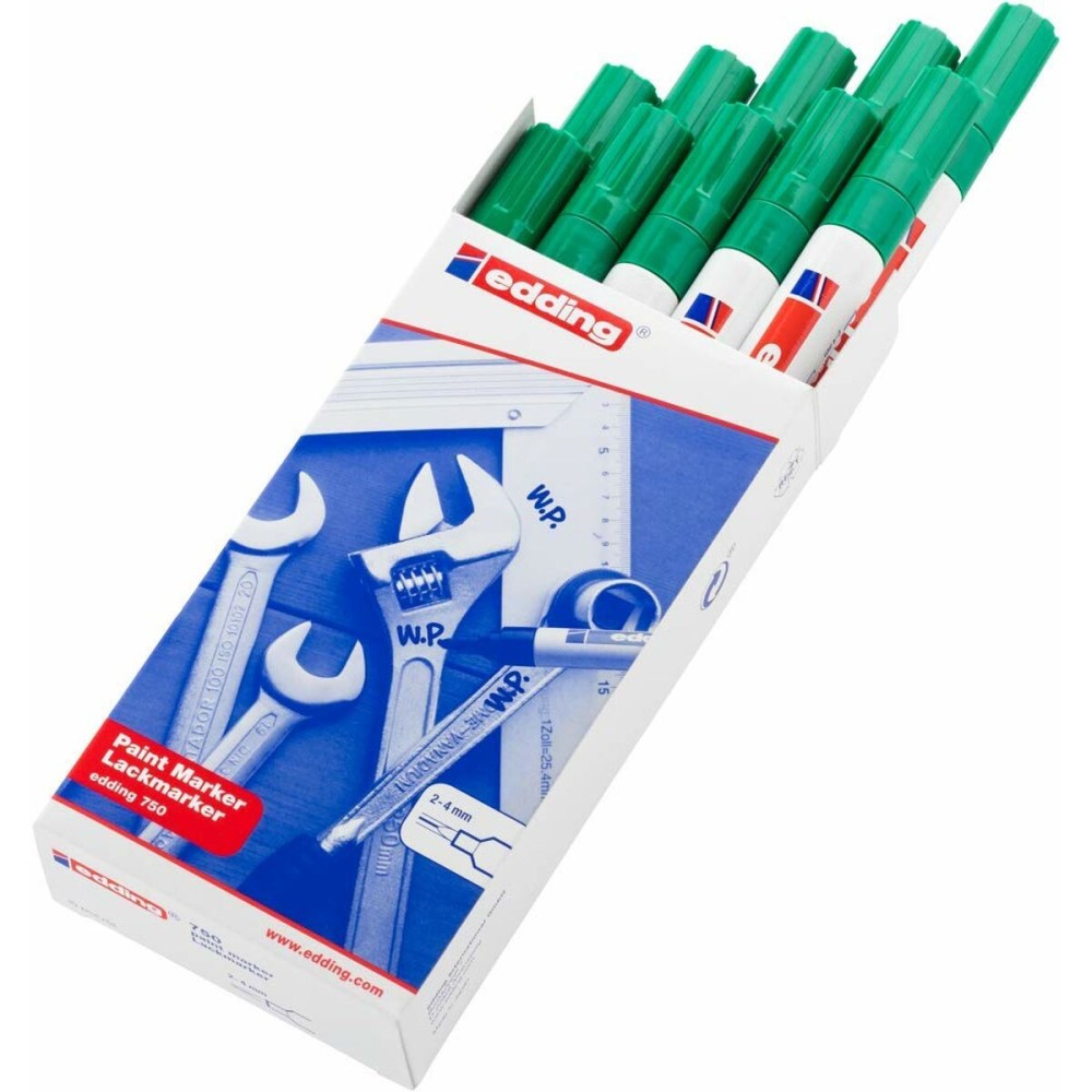 Permanent marker Edding 750 Green (10 Units)