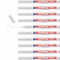 Marqueur permanent Edding E751 Blanc (10 Unités)