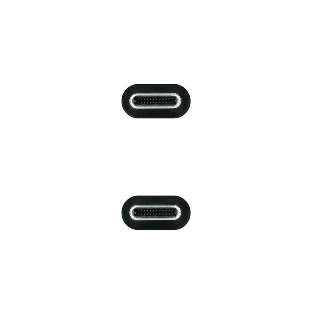 USB-C Cable NANOCABLE 10.01.4102 Black 2 m (1 Unit)