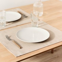 Place mat Belum Liso Beige 50 x 40 cm Smooth 2 Units