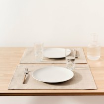 Set de table Belum Liso Beige 50 x 40 cm Lisse 2 Unités