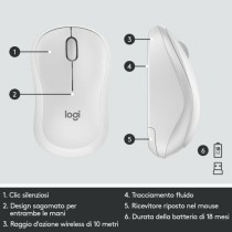 Keyboard and Mouse Logitech MK295 White Qwerty Italian