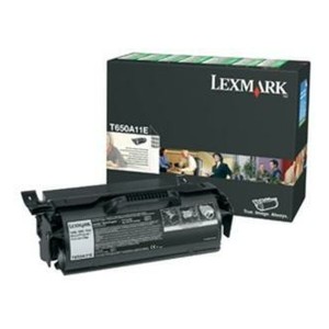 Toner Lexmark T650A11E Schwarz