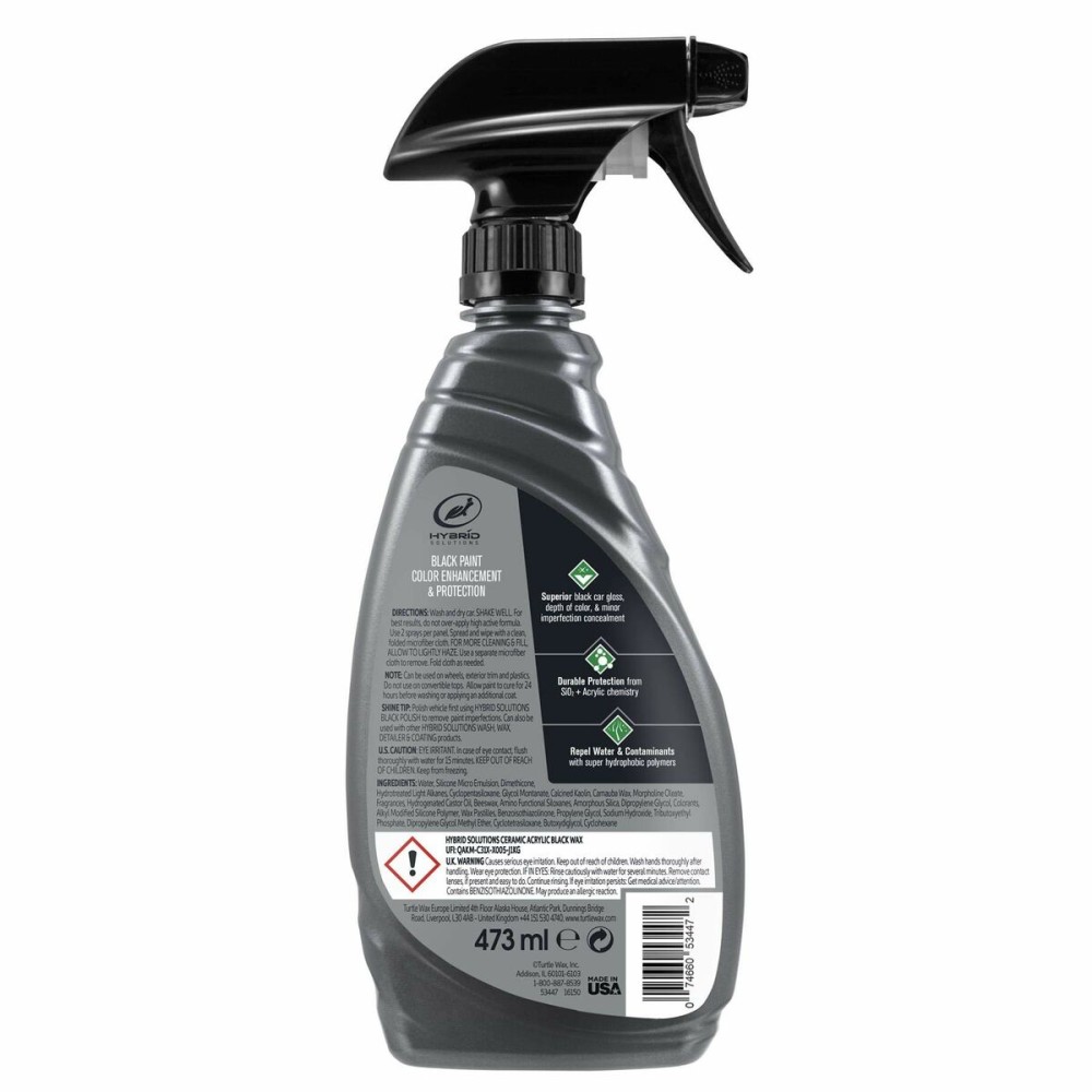 Cire pour automobile Turtle Wax TW53680 500 ml Peinture noire