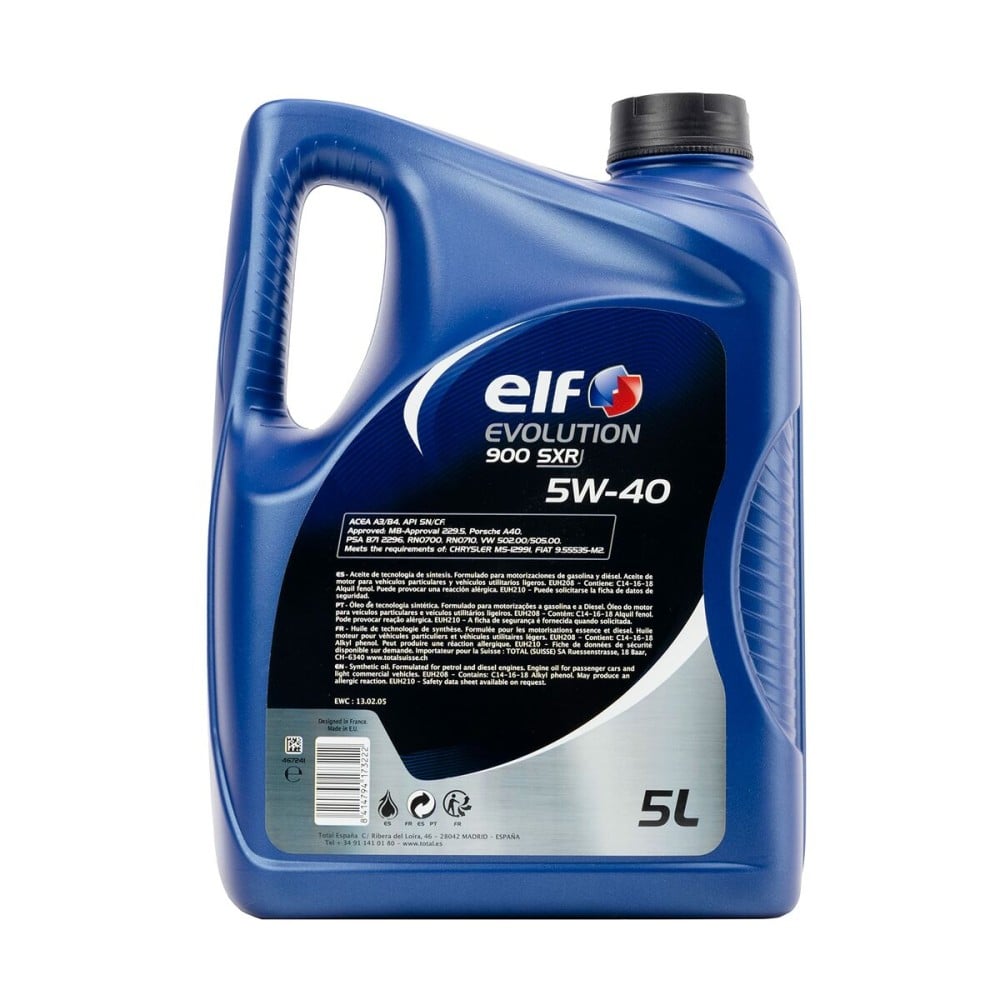 Car Motor Oil Elf Evolution 900 SXR 5W40 5 L