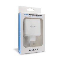 Chargeur Voiture Mur Aisens ASCH-2PD45A-W Blanc 57 W USB-C (1 Unité)