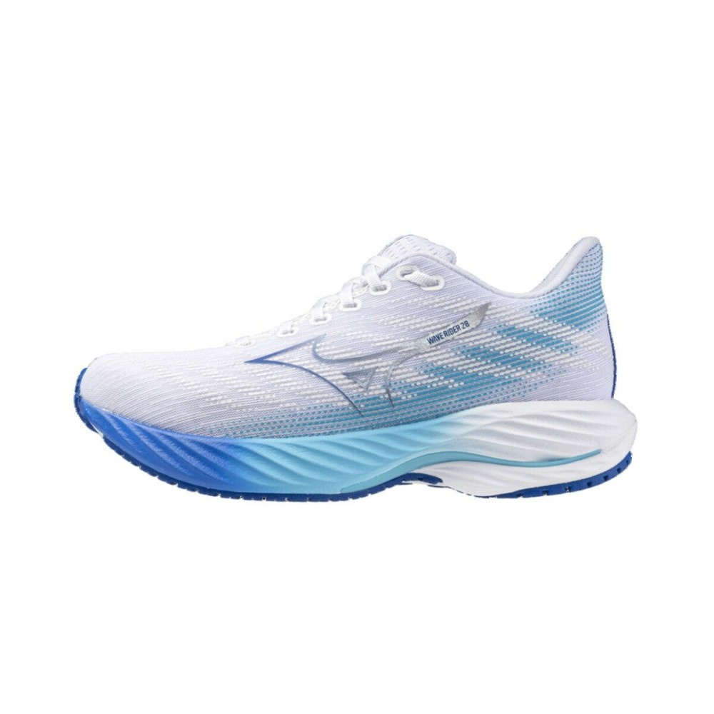 Running Shoes for Adults Mizuno Wave Rider 28 White Lady