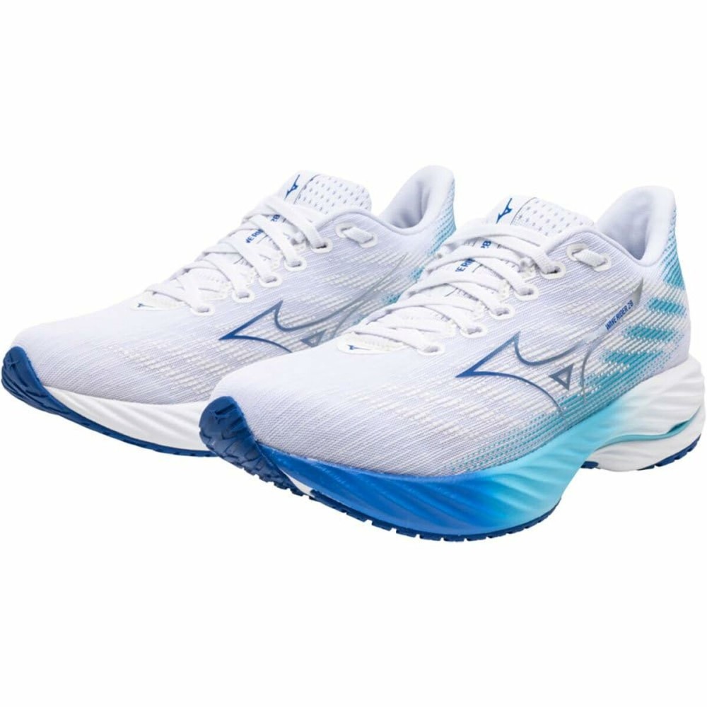 Chaussures de Running pour Adultes Mizuno Wave Rider 28 Blanc Femme