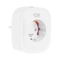 Intelligenter Stecker KSIX Smart Energy Slim WIFI 250V Weiß