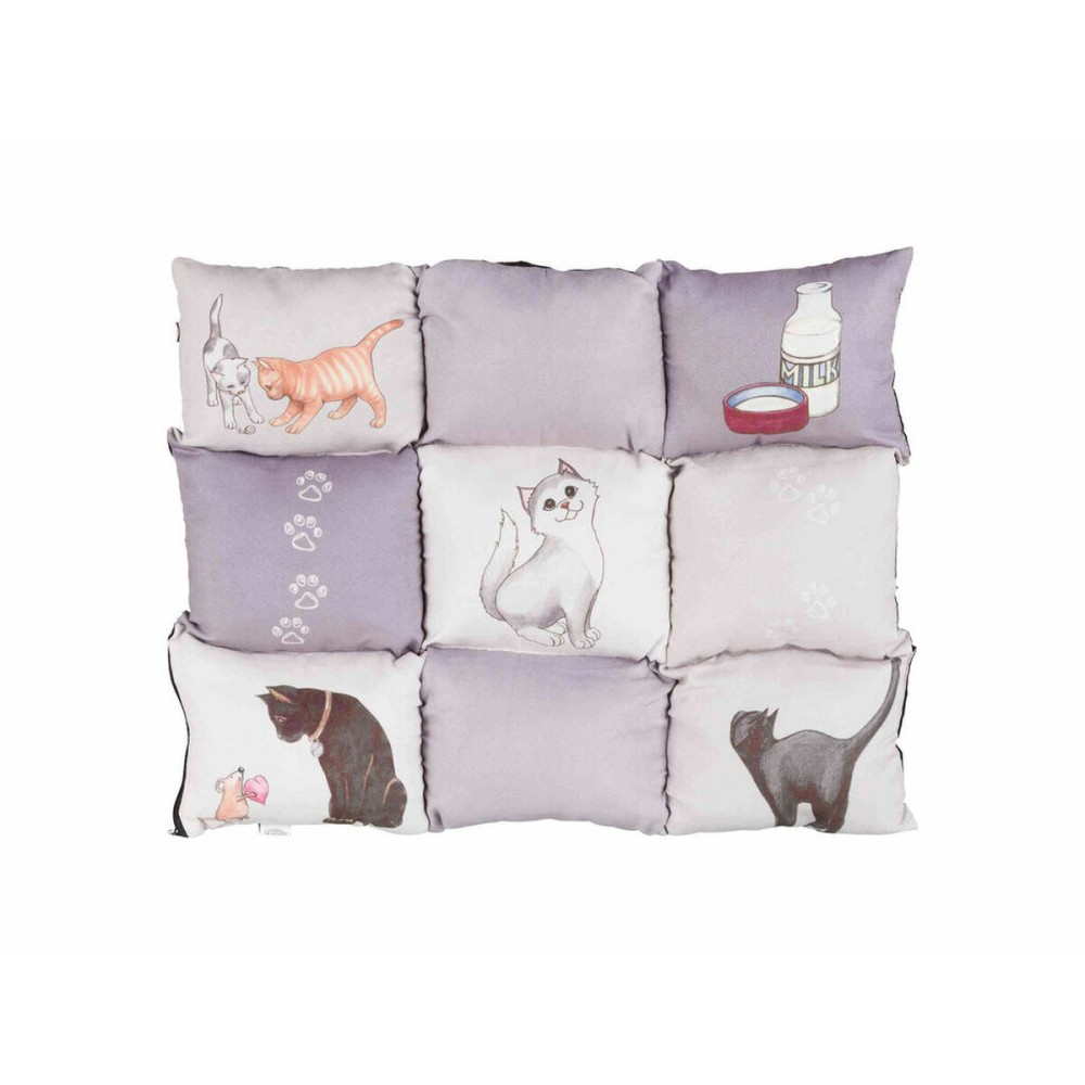 Lit pour chien Trixie Gris 55 × 45 cm Patchwork