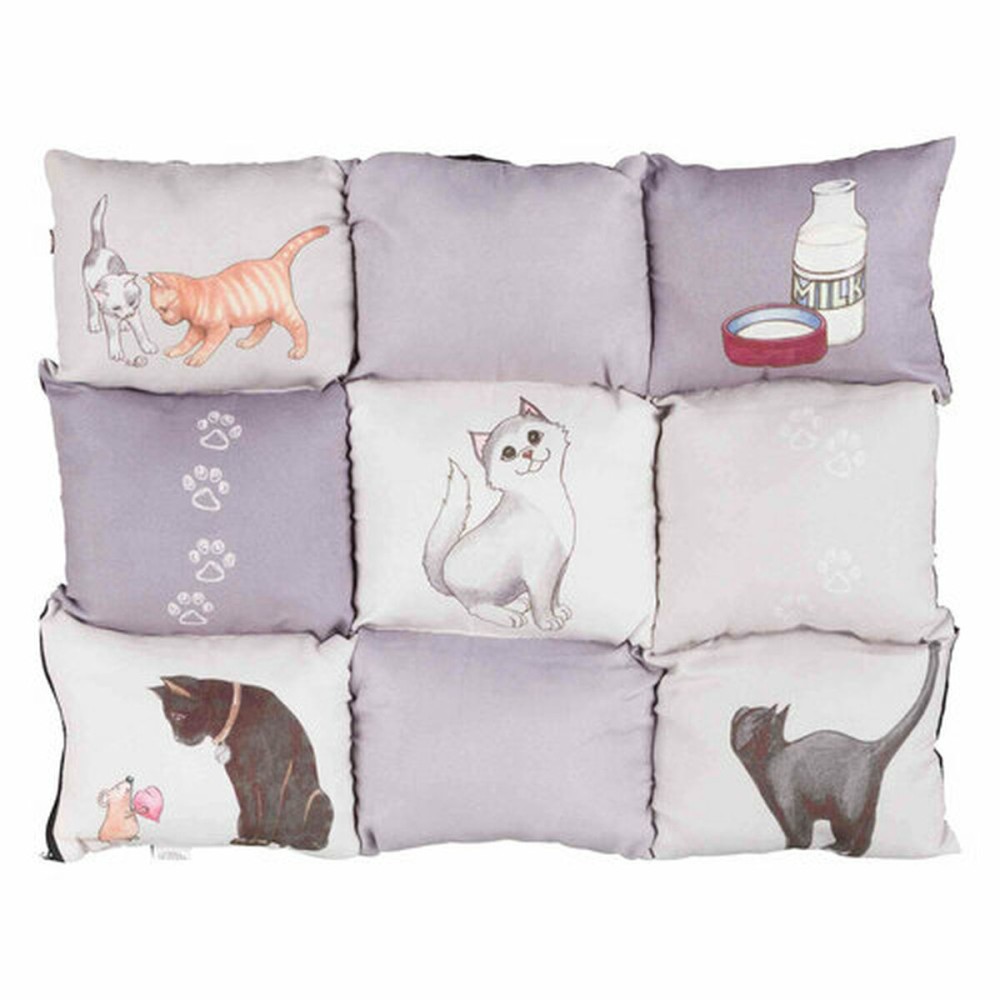 Dog Bed Trixie Grey 55 × 45 cm Patchwork