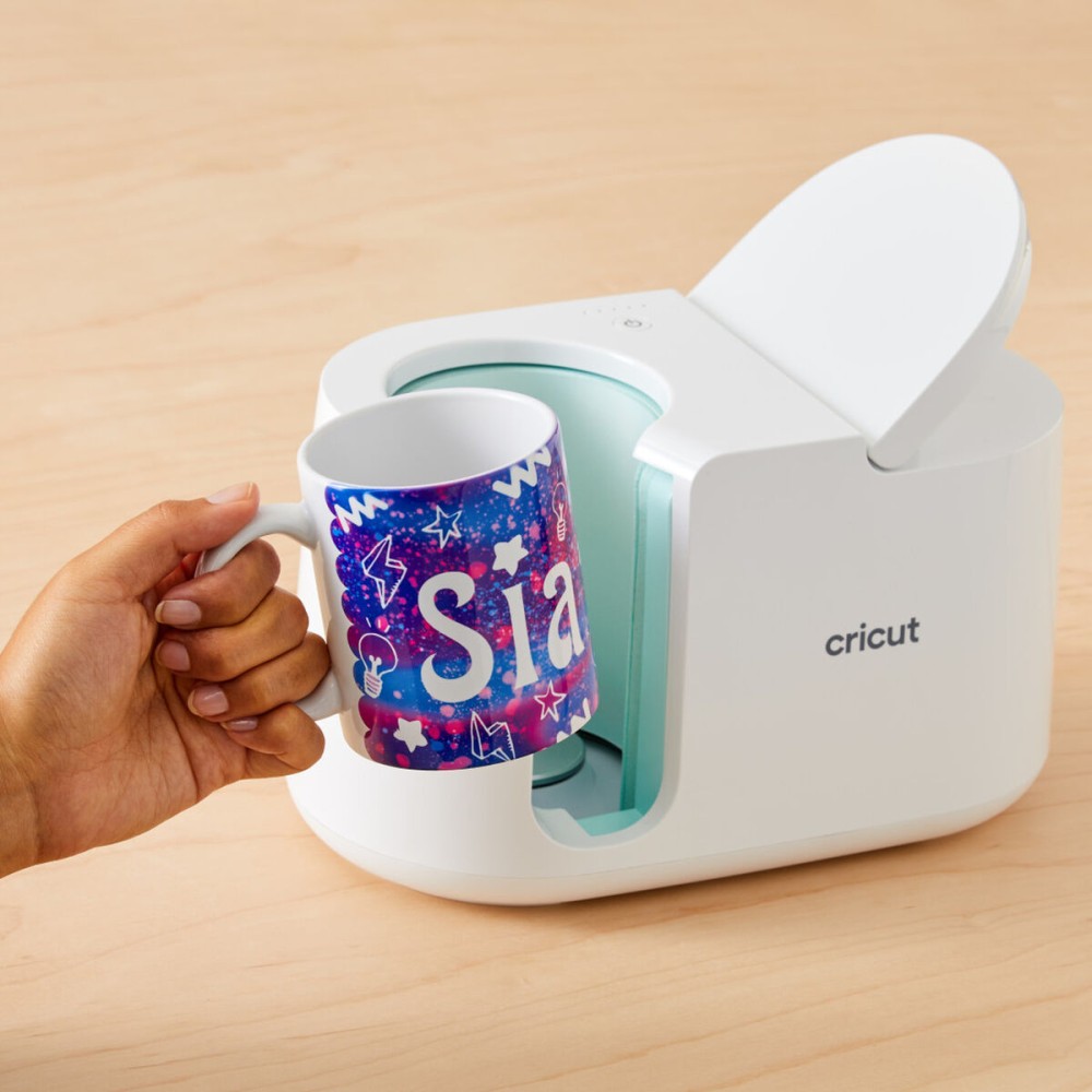 Customisable Mug for Cutting Plotter Cricut Ceramic White Ceramic (2 Units)