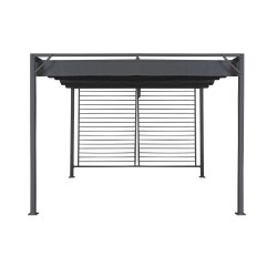 Pergola DKD Home Decor Gris 300 x 300 x 230 cm Acier