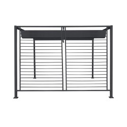 Pergola DKD Home Decor Grey 300 x 300 x 230 cm Steel