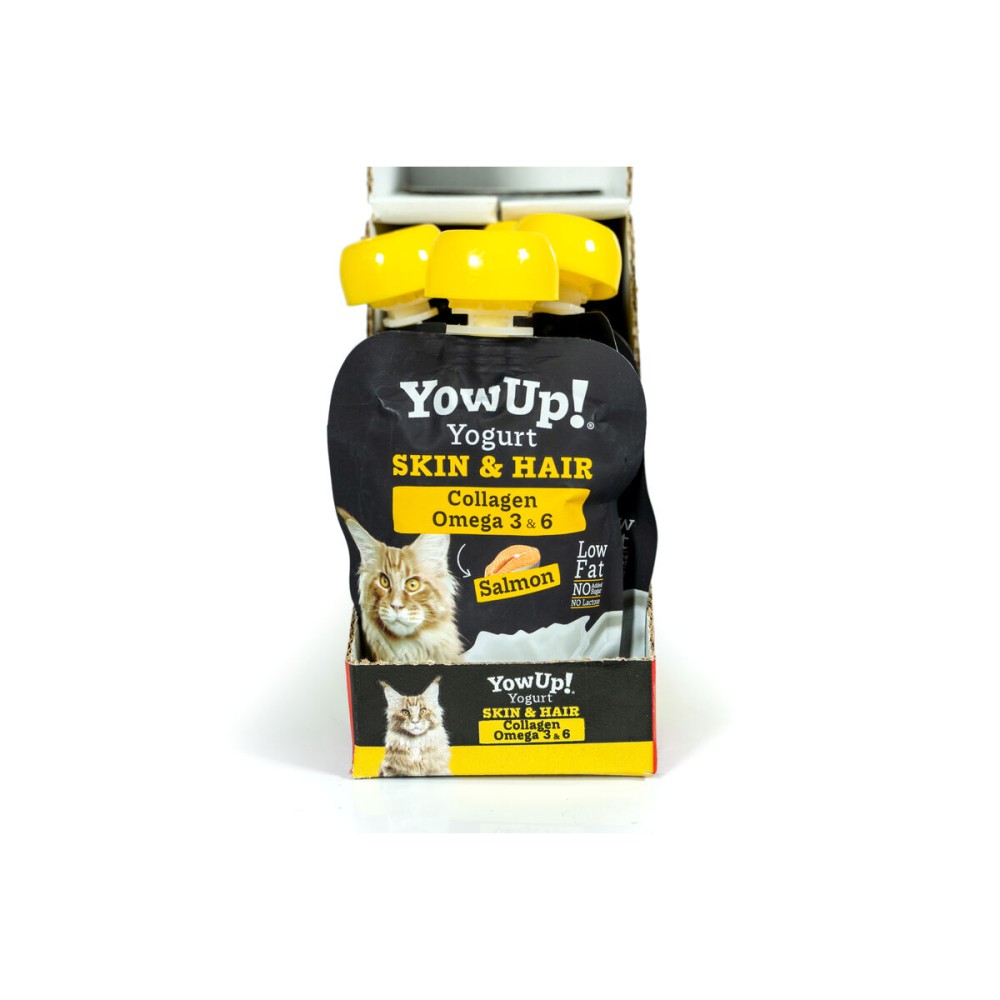 Aliments pour chat YowUp Skin & Hair Saumon 10 Unités