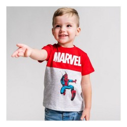 Kurzarm-T-Shirt für Kinder Marvel Grau 2 Stück