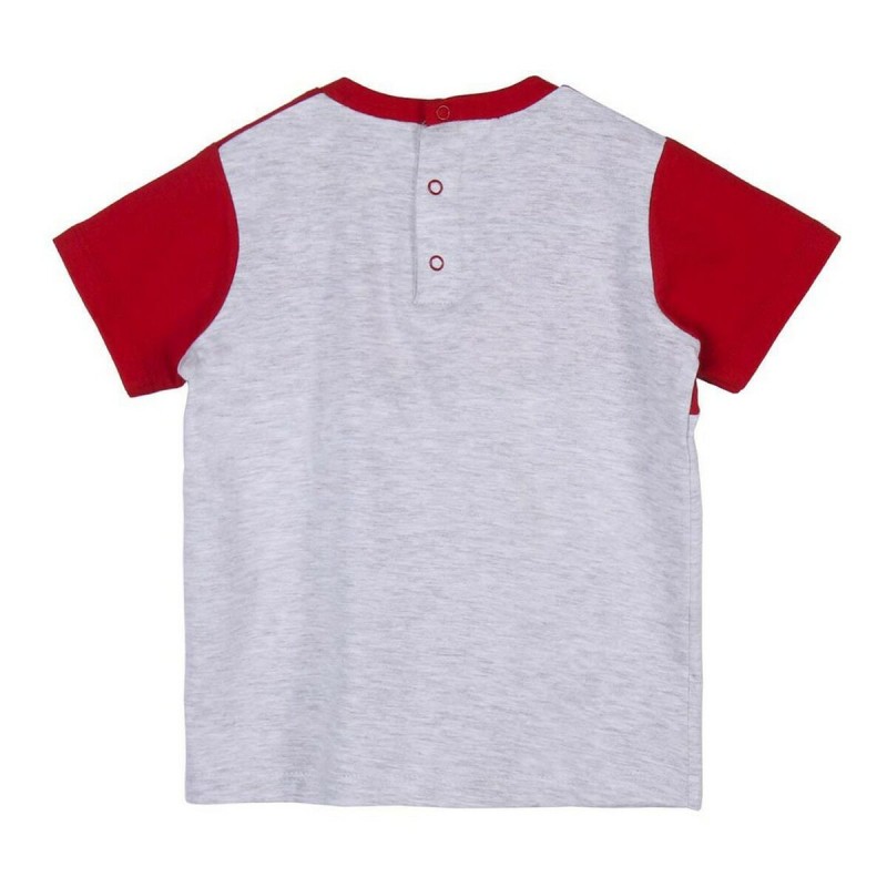 T shirt à manches courtes Enfant Marvel Gris 2 Unités