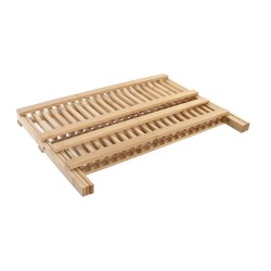 Égouttoir Pliable de Cuisine DKD Home Decor 42 x 27,5 x 38 cm Naturel