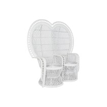 Chaise de jardin DKD Home Decor Blanc 188 x 50 x 140 cm 154 x 70 x 144 cm 15700 x 68 x 145,5 cm