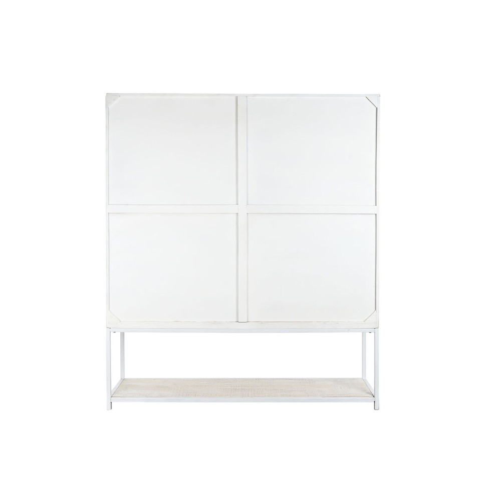 Étagère DKD Home Decor Blanc Noir Métal Bois de manguier 170 x 45 x 200 cm