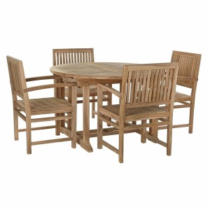 Tisch-Set mit 4 Stühlen DKD Home Decor 75 cm 120 x 120 x 75 cm  