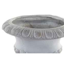 Planter DKD Home Decor Grey Fibreglass 49,5 x 49,5 x 39,5 cm